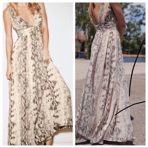 H&M Chiffon Maxi Dress ( NWT Size 8)